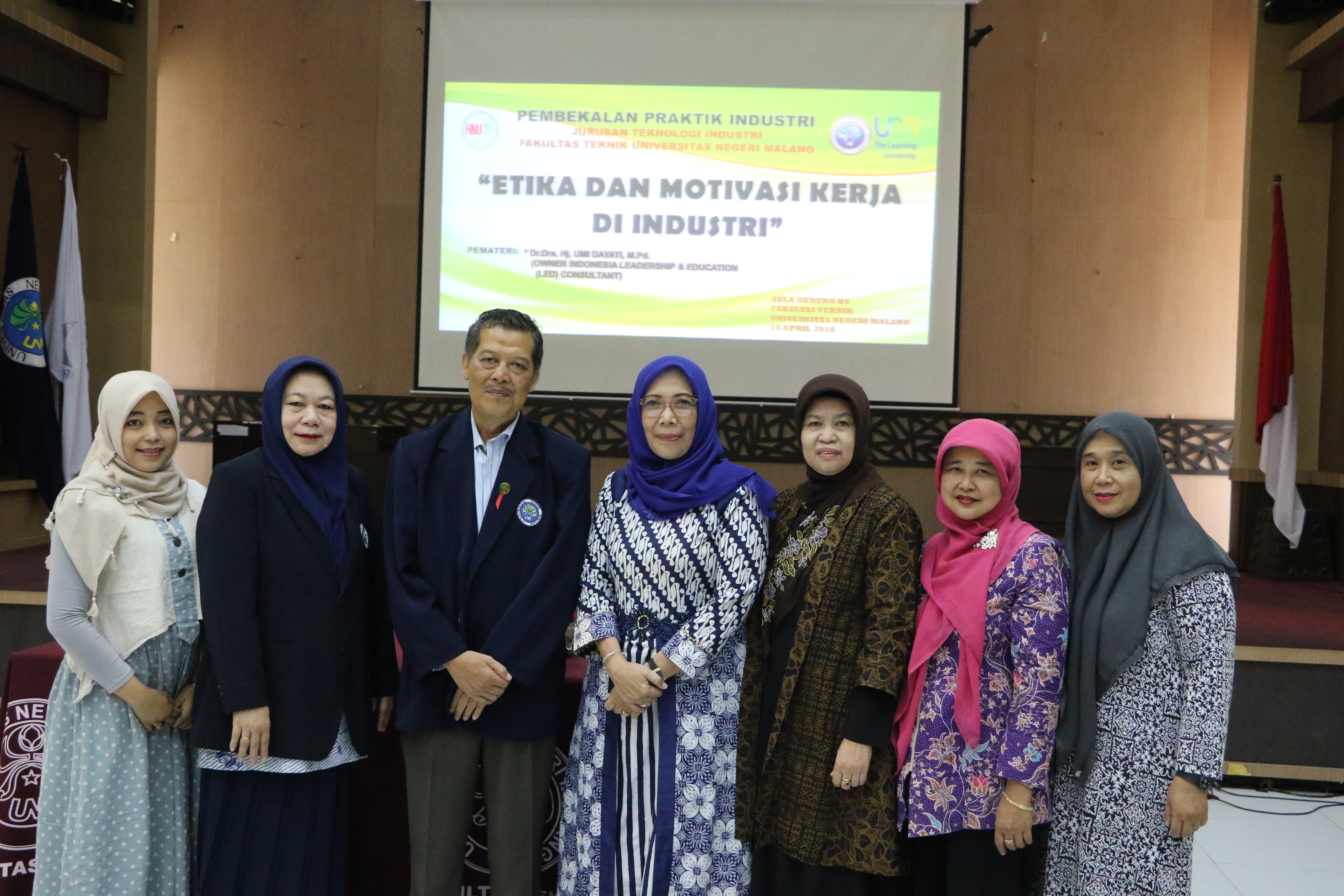 Pembekalan Praktik Industri Mahasiswa S1 Jurusan Teknologi Industri Tahun 2018